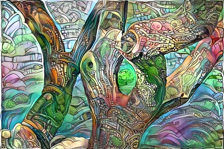 When is s tree trunk not a tree trunk? When deep dreamgenerator creates!