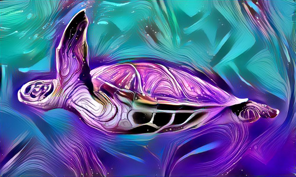 purple turtle