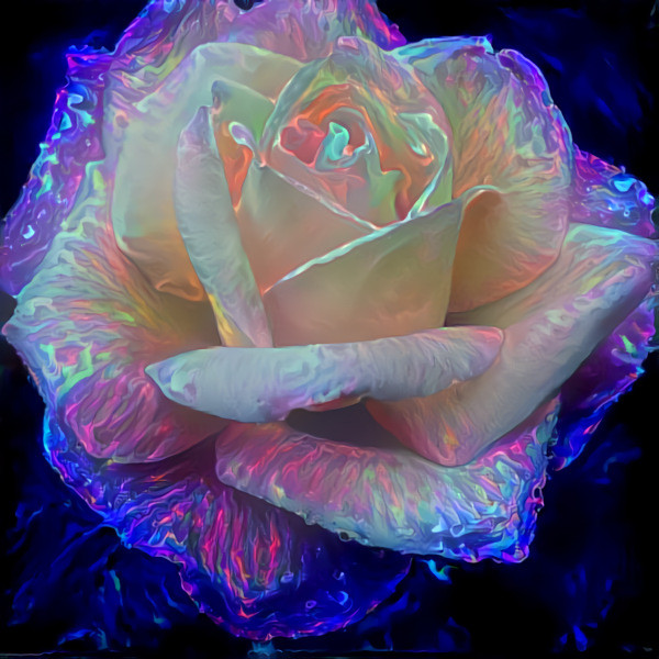 Porcelain rose