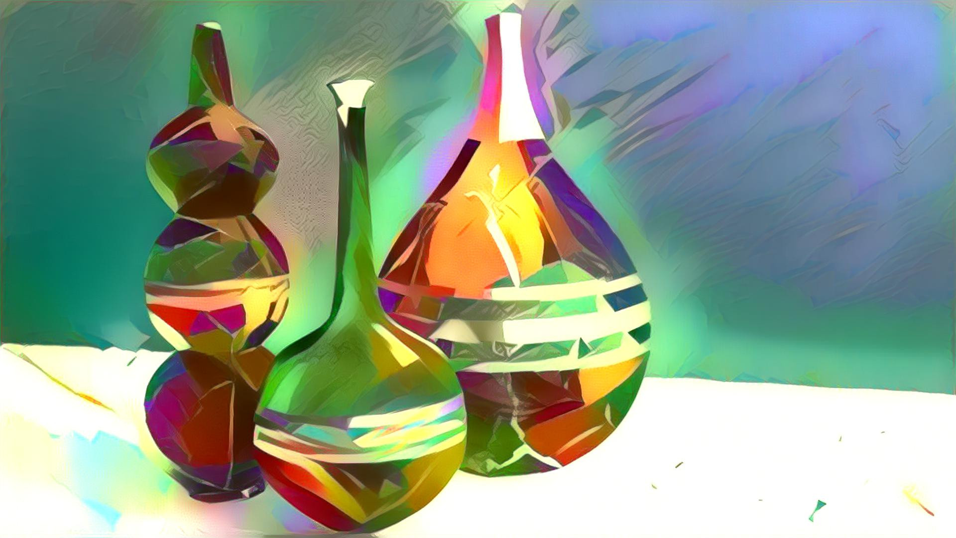 Vibrant vases