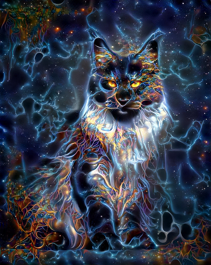 Magical Maine Coon Cat