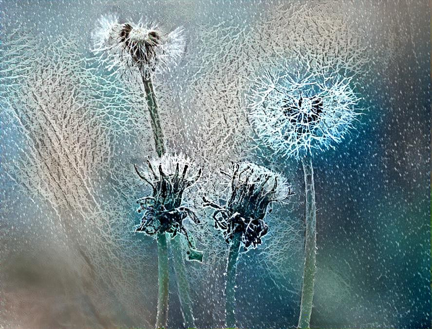 Frosty Dandelions