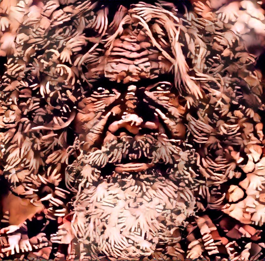 David Gulpilil & hands