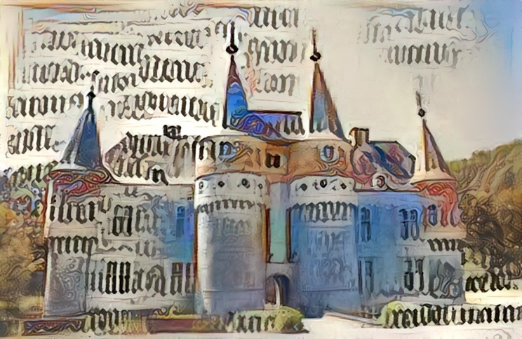 Chateau de Spontin x &quot;Les très riches heures du Duc de Berry&quot;