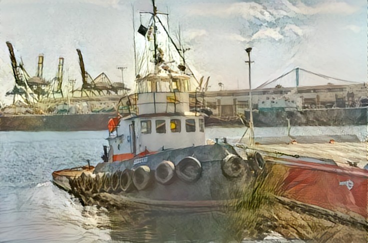 Tugboat "Rebel II", Los Angeles Harbor