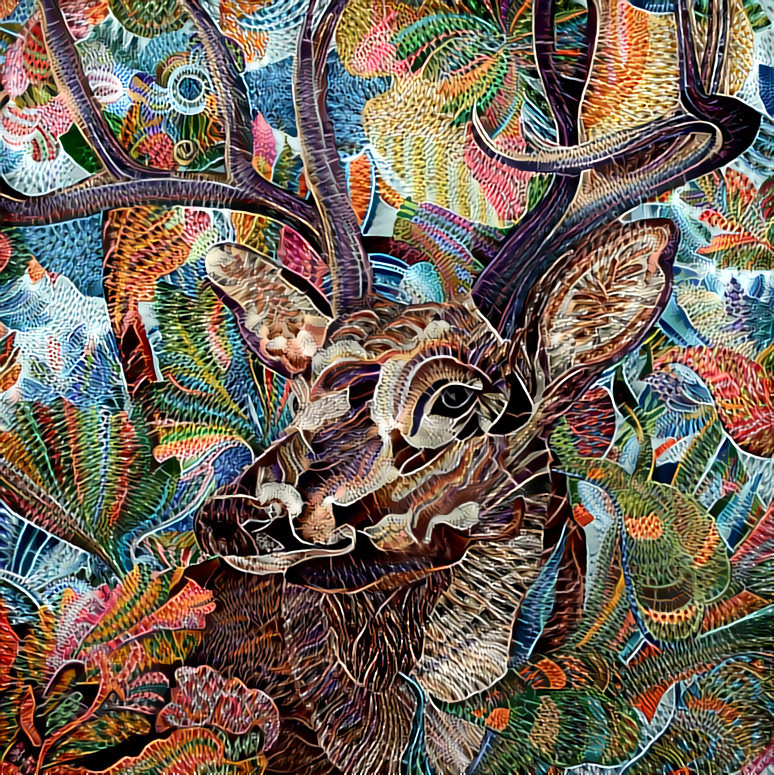 ''Dreaming deer'' _ source: artwork by Erika Pochybova _ (200621)