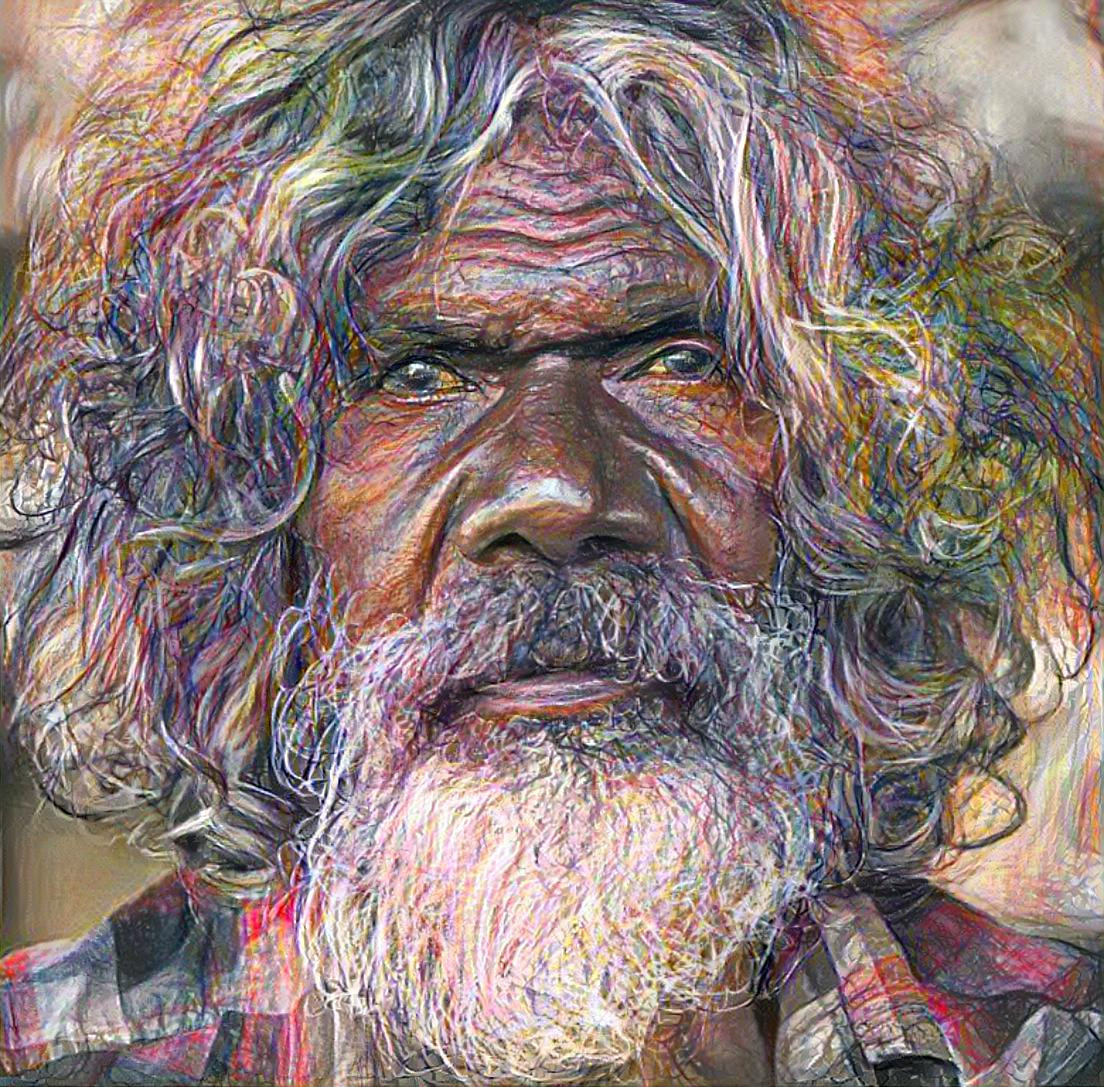 David Gulpilil @ expert's drawing