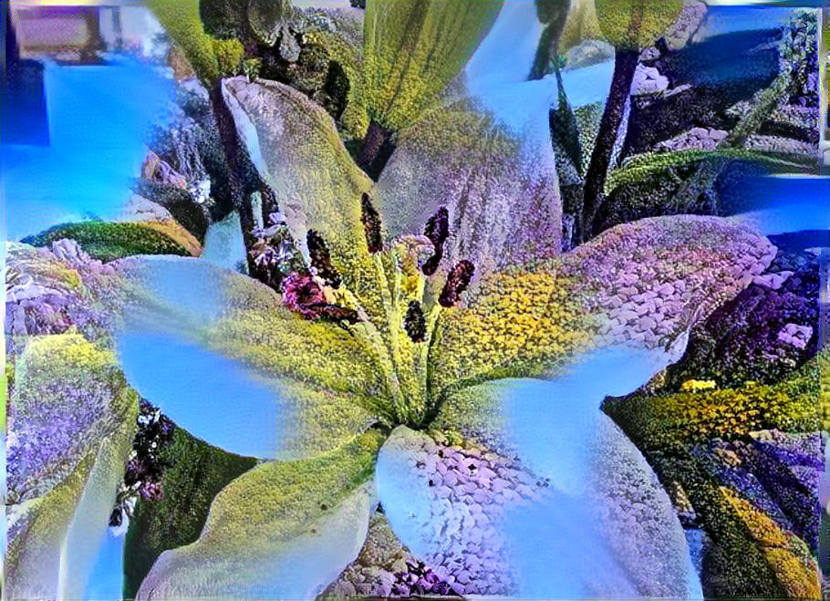 Blue Sky Flower