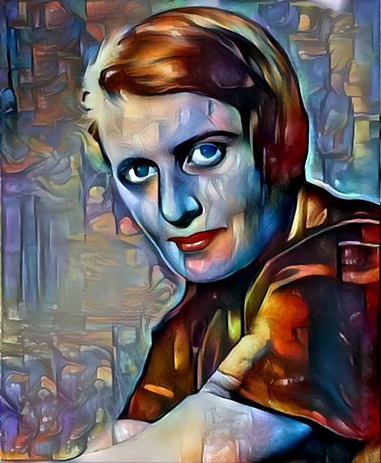 Strong Thinker  V1.0 - Ayn Rand - About: Philosopher, art theorist, novelist - Self reliance advocate 1) https://en.wikipedia.org/wiki/Ayn_Rand. - Public Domain: https://upload.wikimedia.org/wikipedia/commons/b/b1/Ayn_Rand_%281943_Talbot_portrait%29.jpg