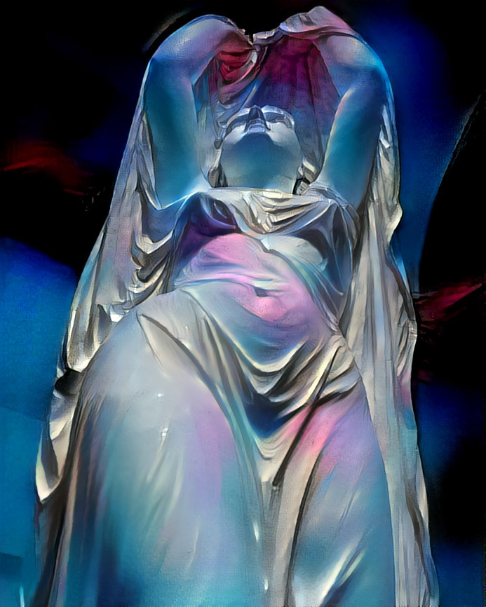 "Water nymph" _ source: "Undine rising from the waters" - sculpture by Chauncey Bradley Ives _ (201012)