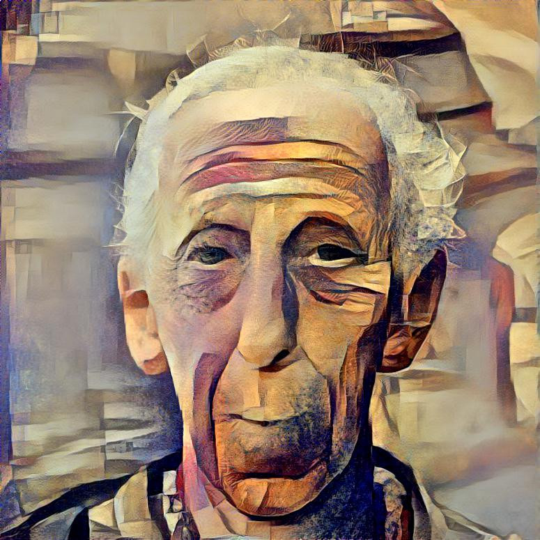 Old man without mouth