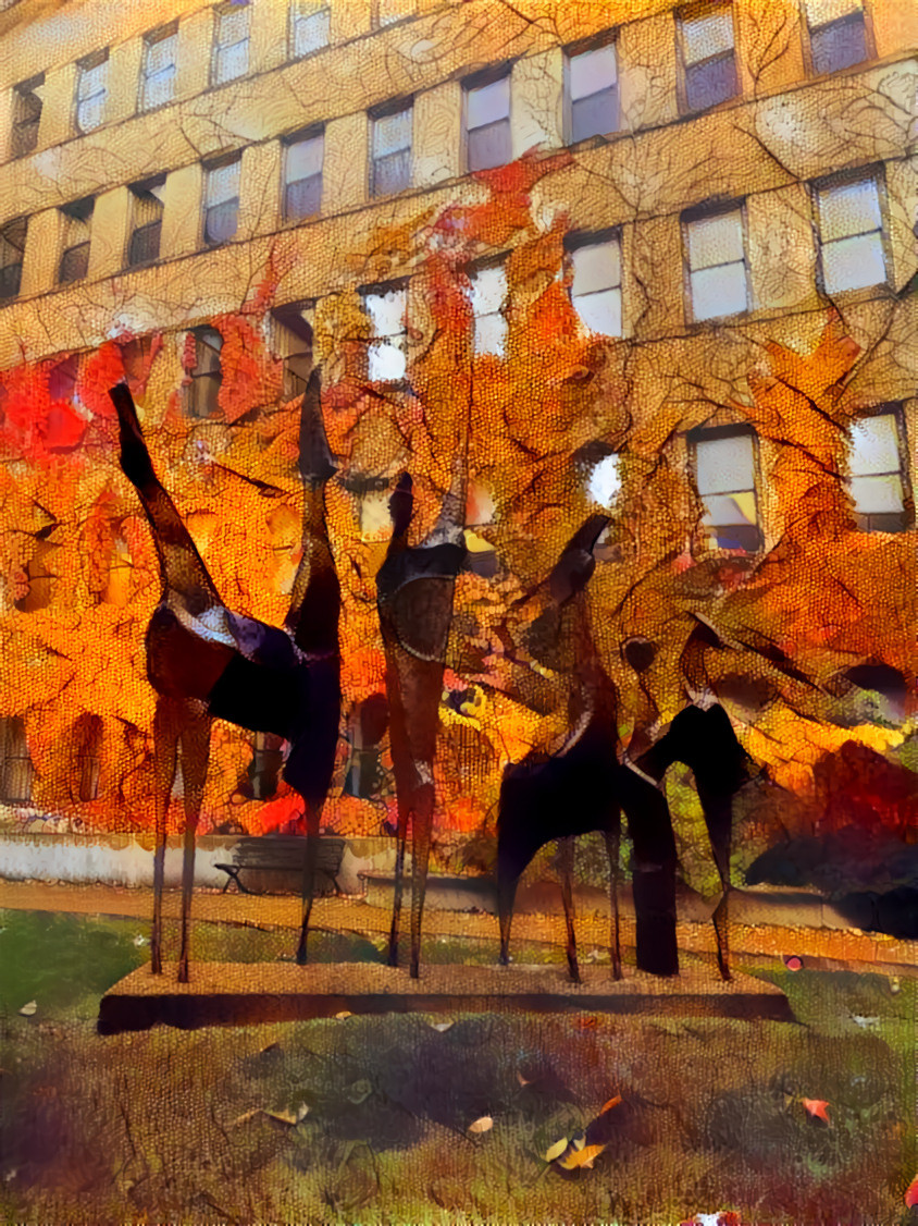 Sculpture on the Campus of University of Ottawa (Fall 2019)