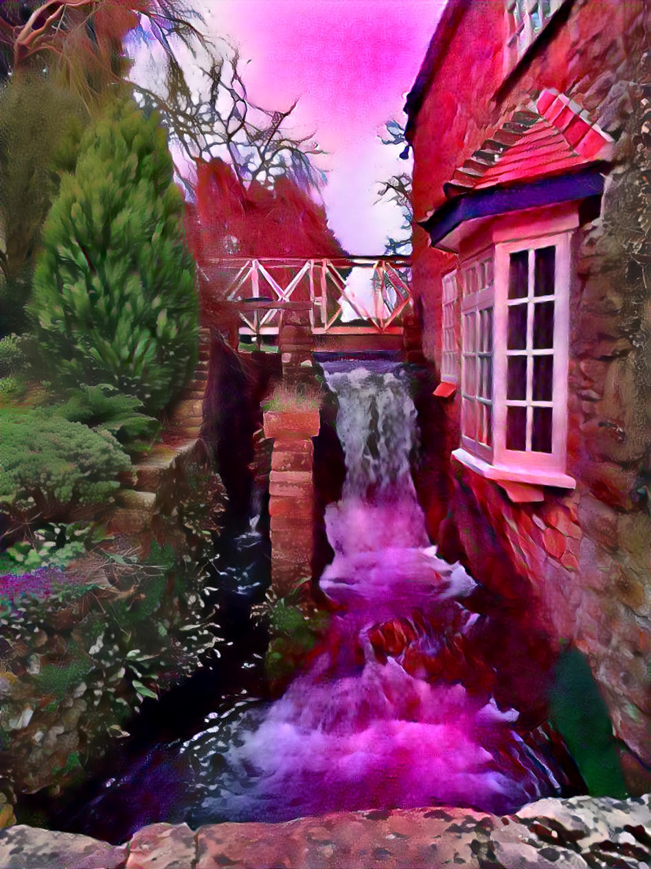 Water Wheel in pink