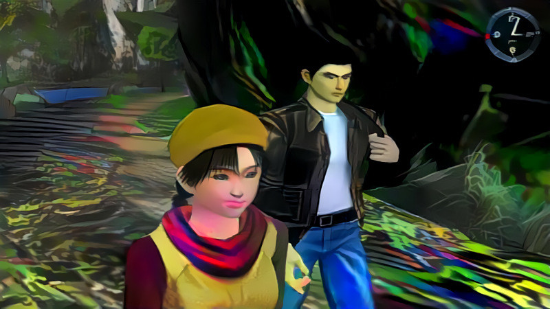 "Shenmue II" video game.