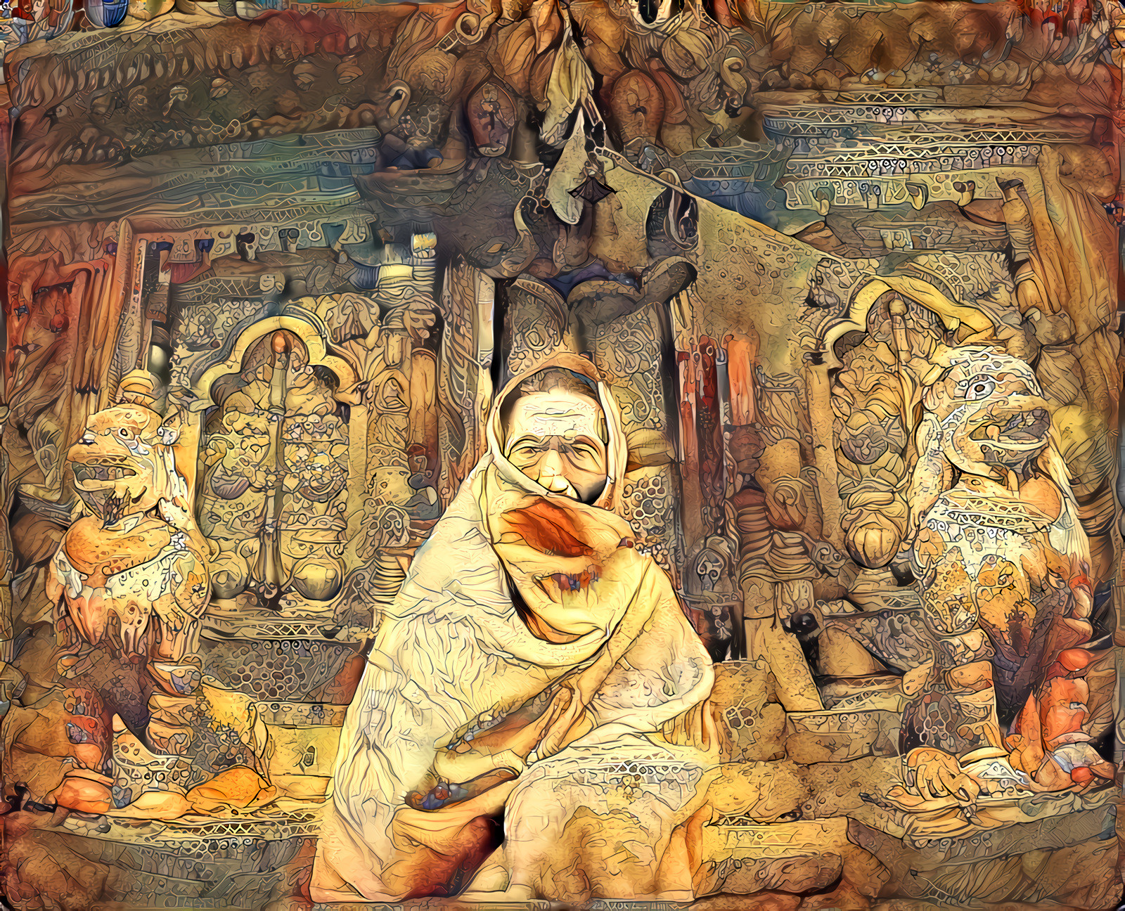 Temple Priest, Baktapur Nepal