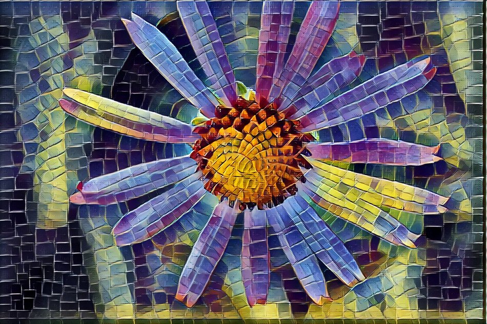 Mosaic flower