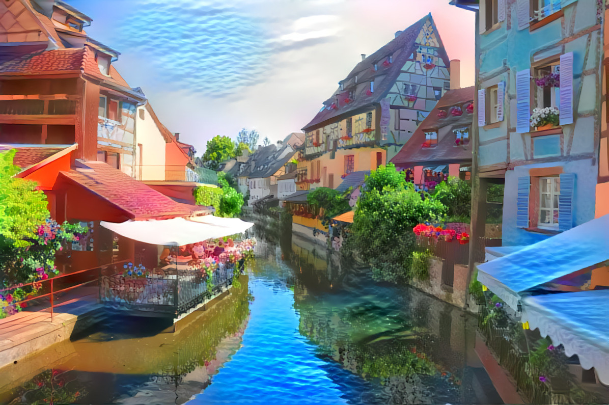 Little Venice in Colmar (France)