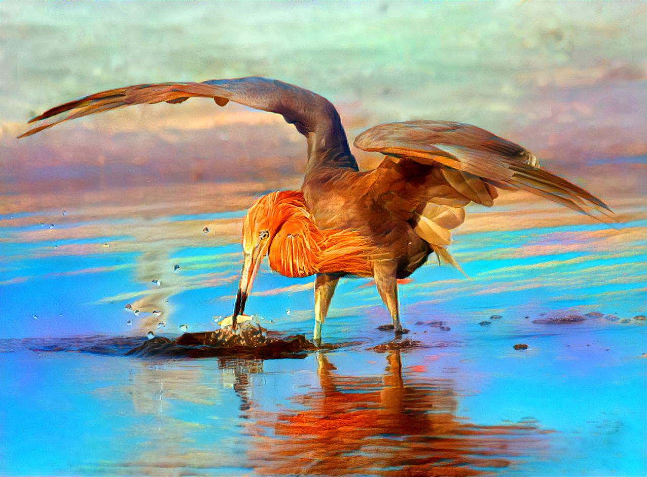 Red Heron