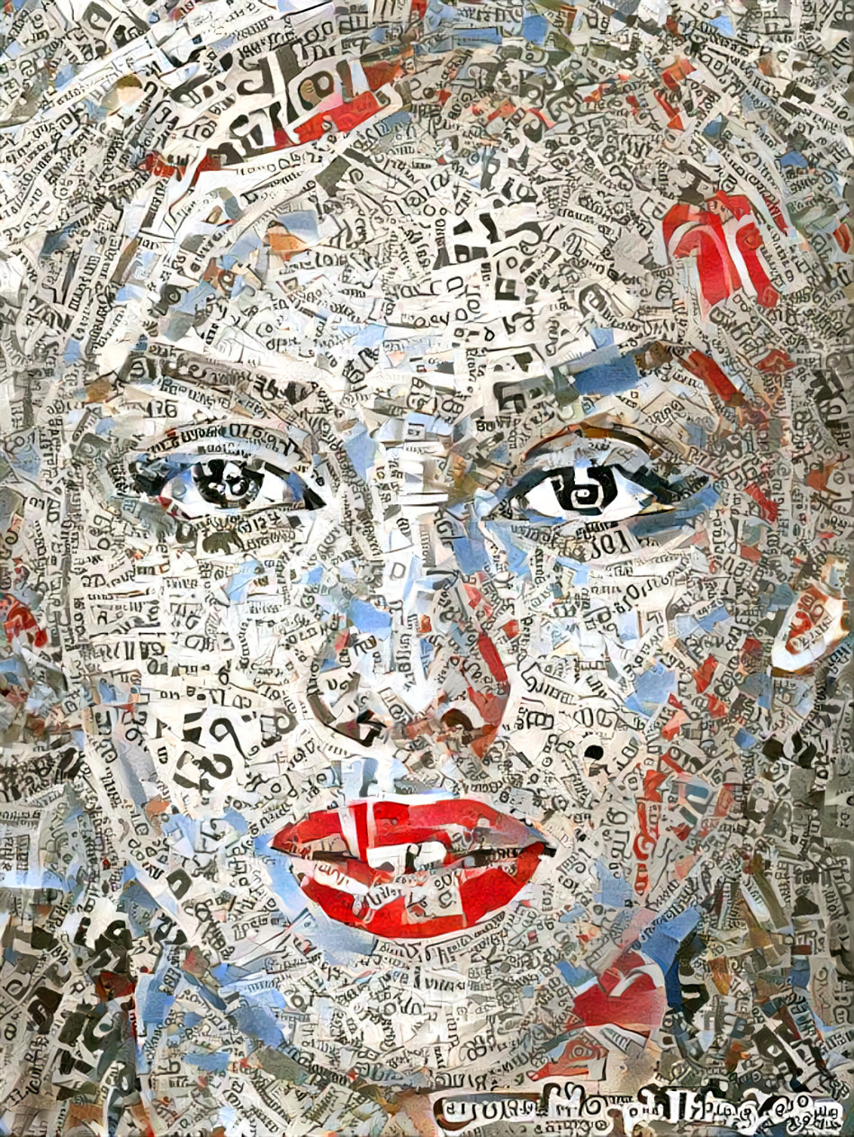 Marilyn Monroe - word collage