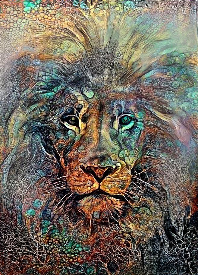  Colorful Lion