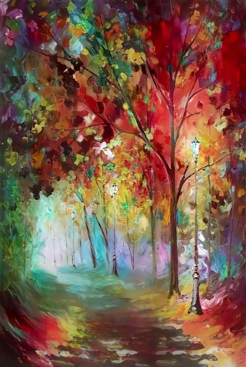 Source: Alley By The Lake by Leonid Afremov