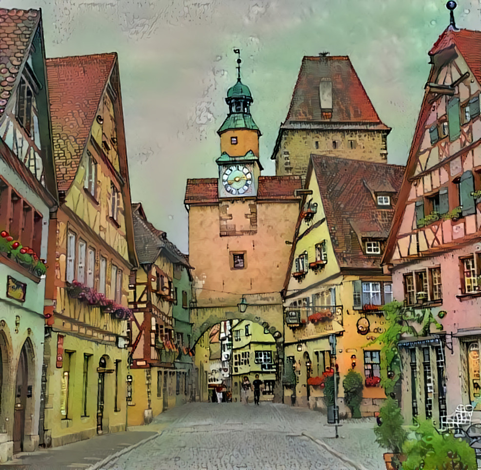 Historic Town Of Rothenburg Ob Der Tauber