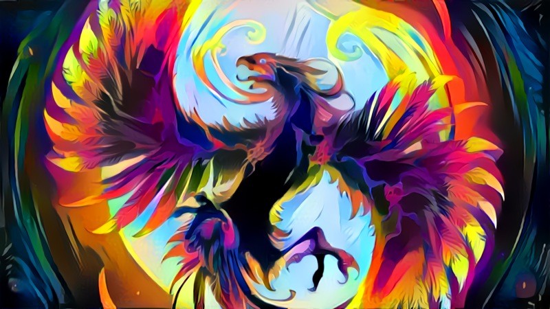 Colorful phenix