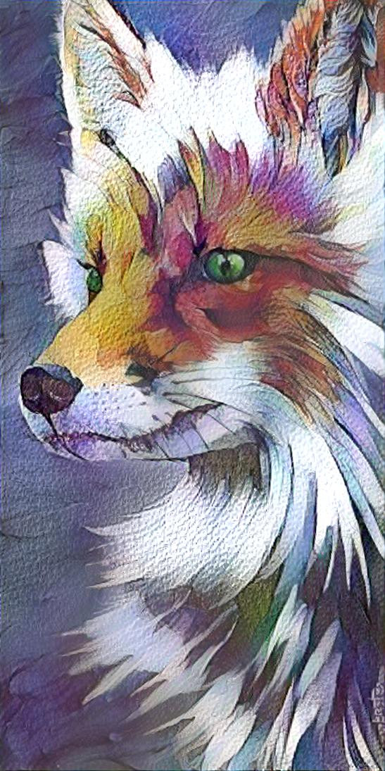 The Green-eyed Multi-color Fox