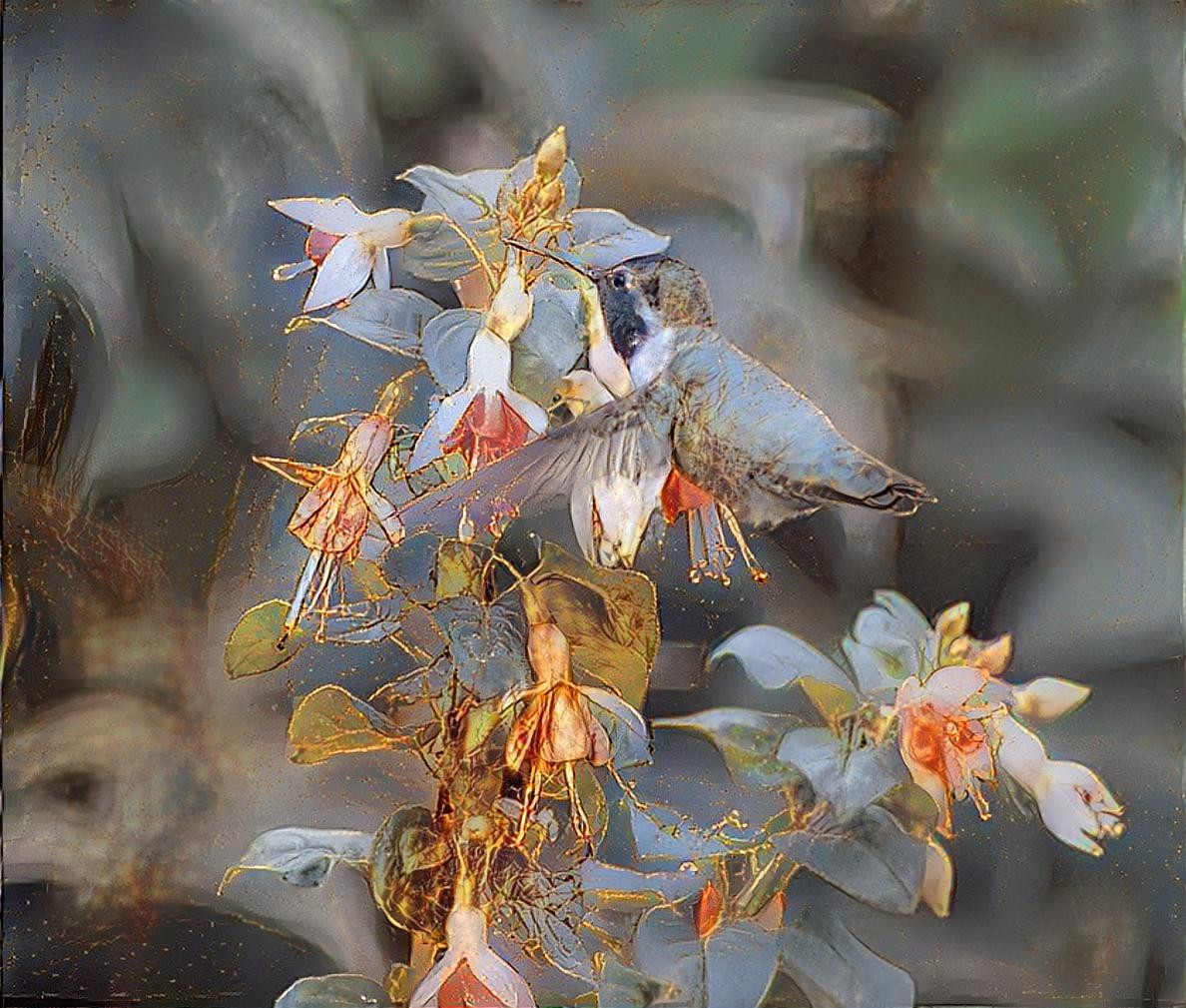 gold hummingbird