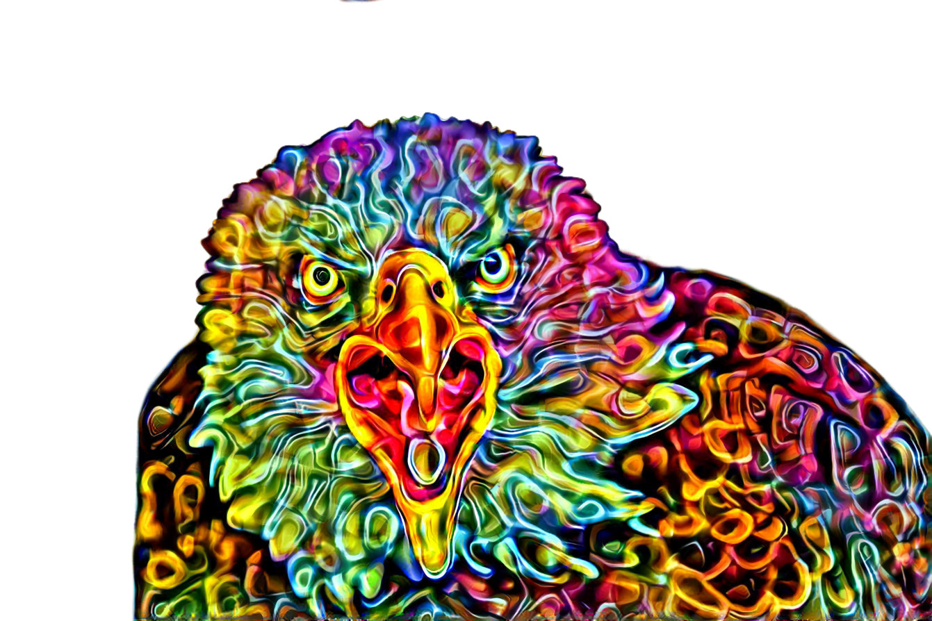 Rainbow Eagle - Style Art by Daniel W. Prust