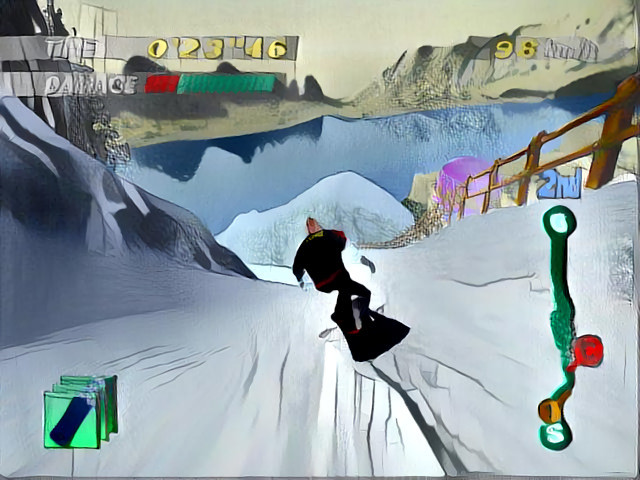 "1080° Snowboarding" video game.