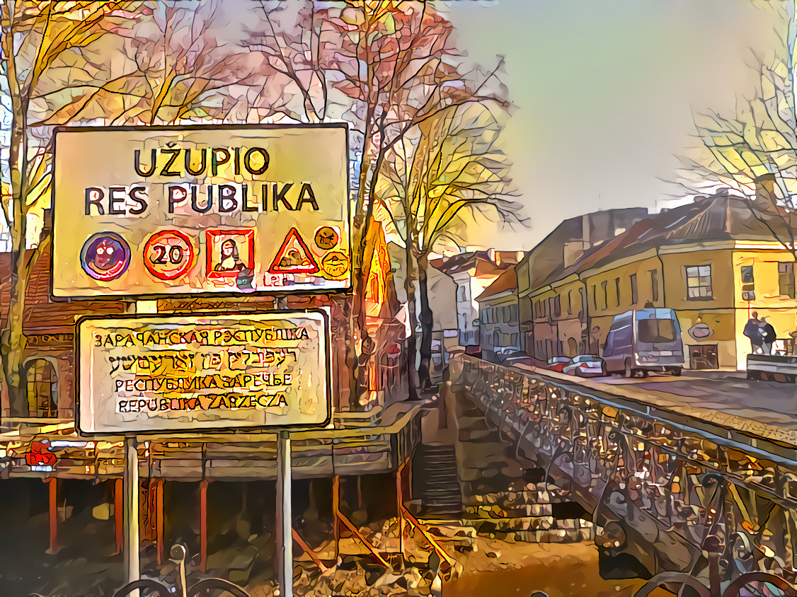 "Užupis-Native Street XXV" Tautvydas