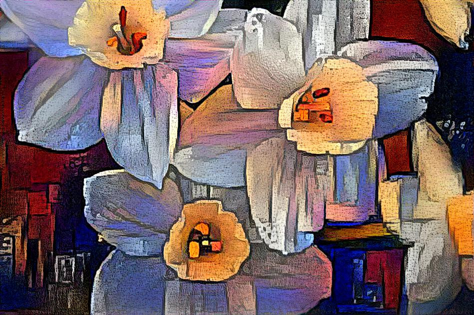 Jonquils a la Cezanne