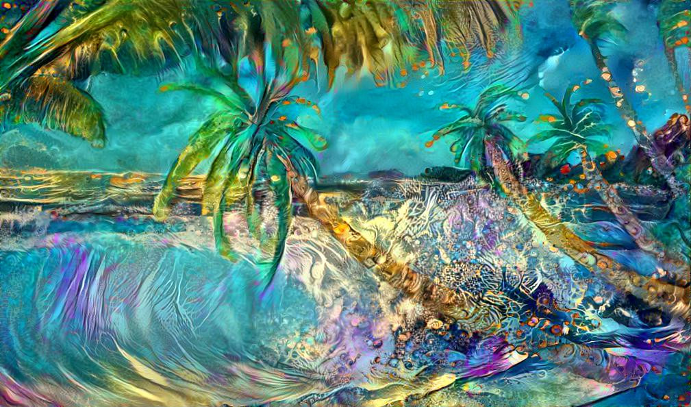 Digital Art by MJI Crashing Wave 19