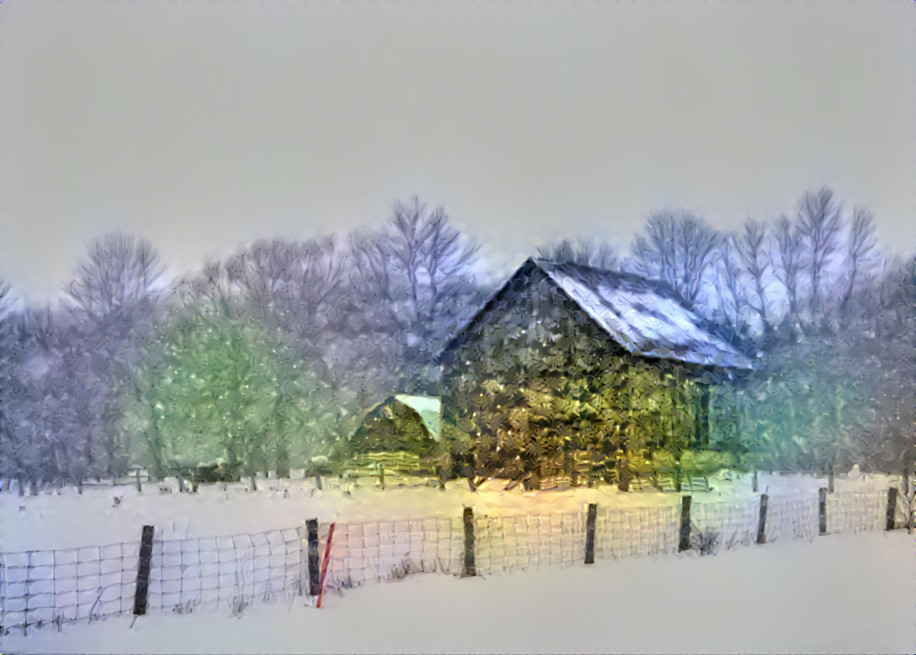 Winter Barn