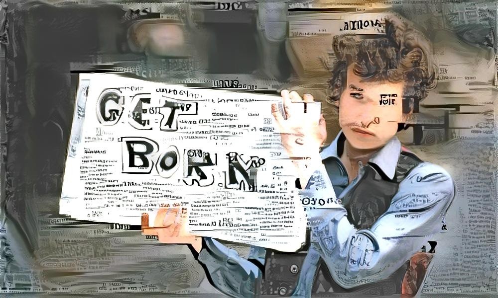 Bob Dylan with Get Born 1