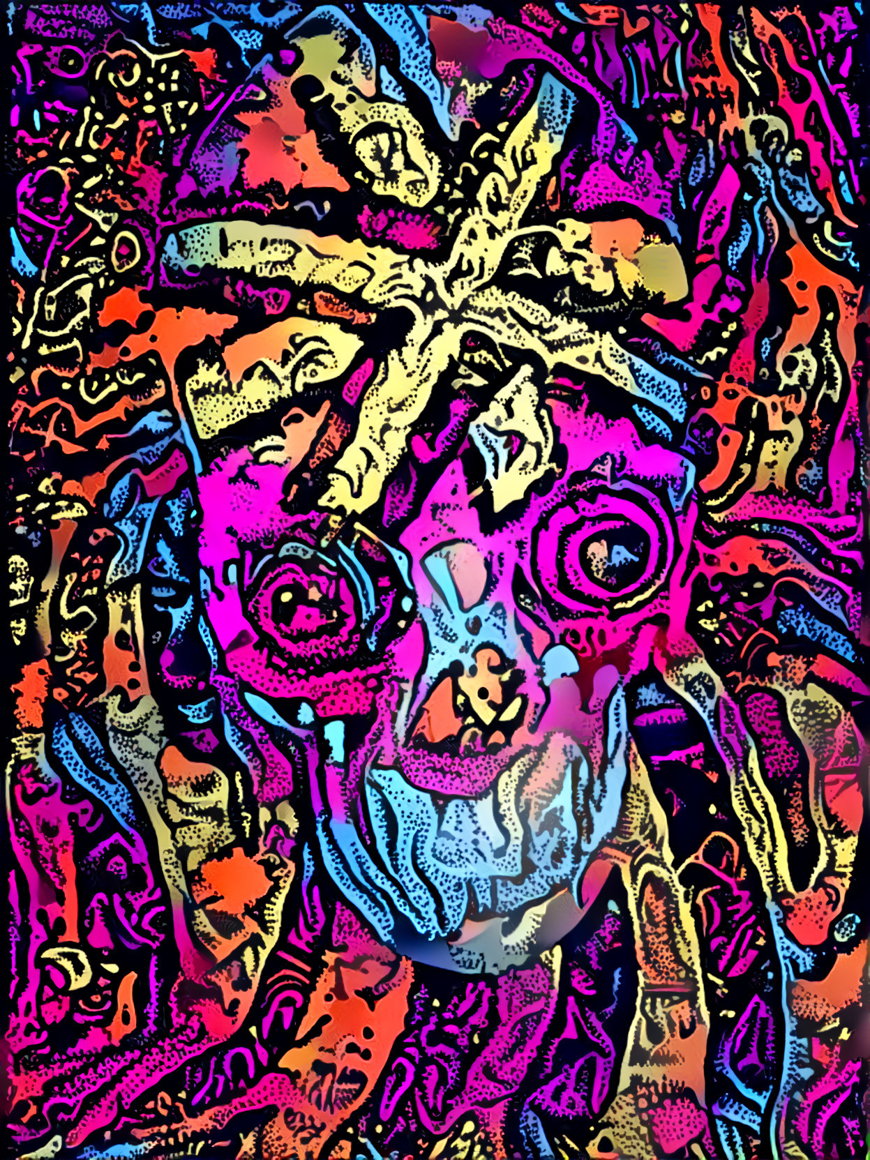 Skull full of acid