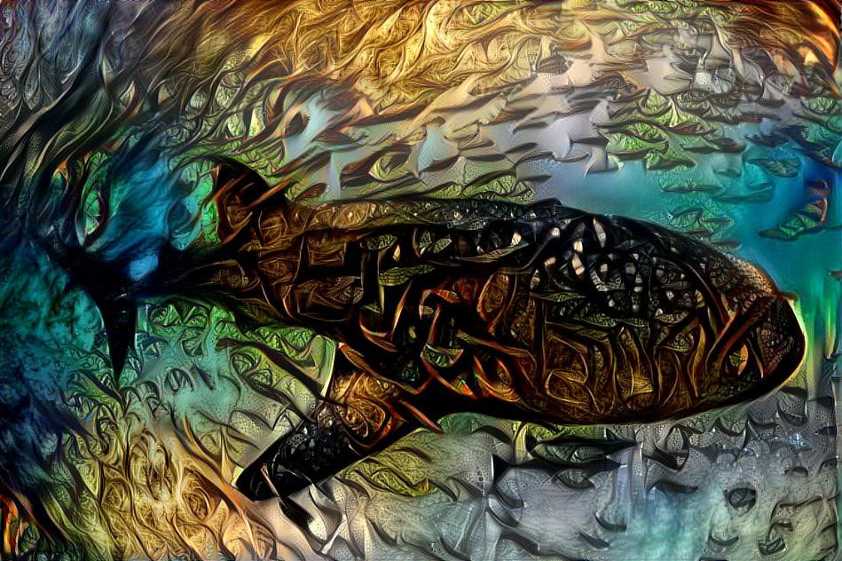 Deep dream underwater