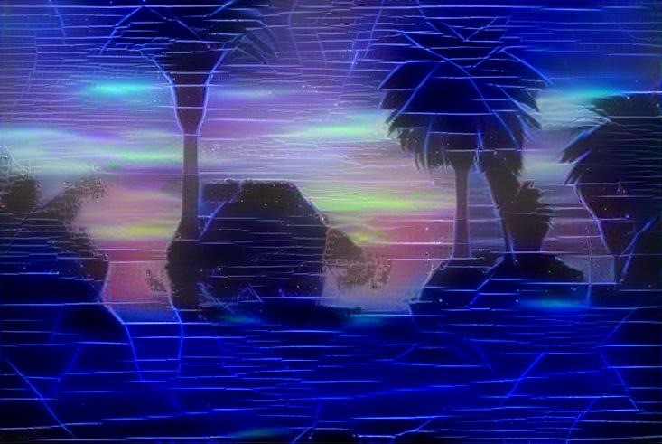 Neon Palm