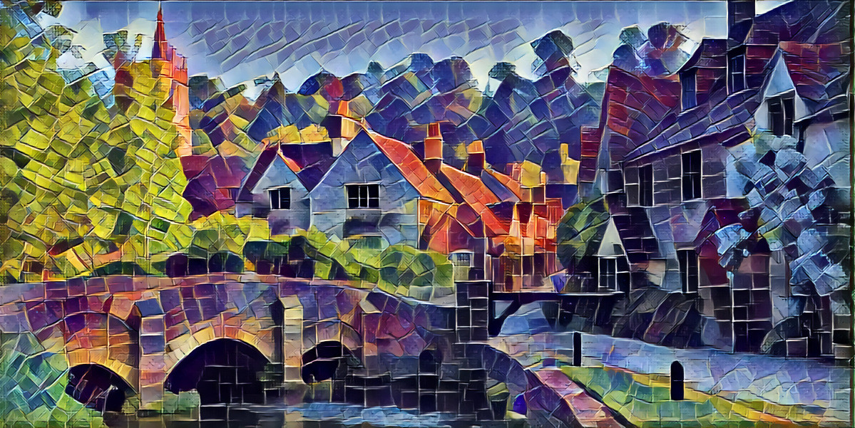 Glassy Mosaic-like Cotswolds
