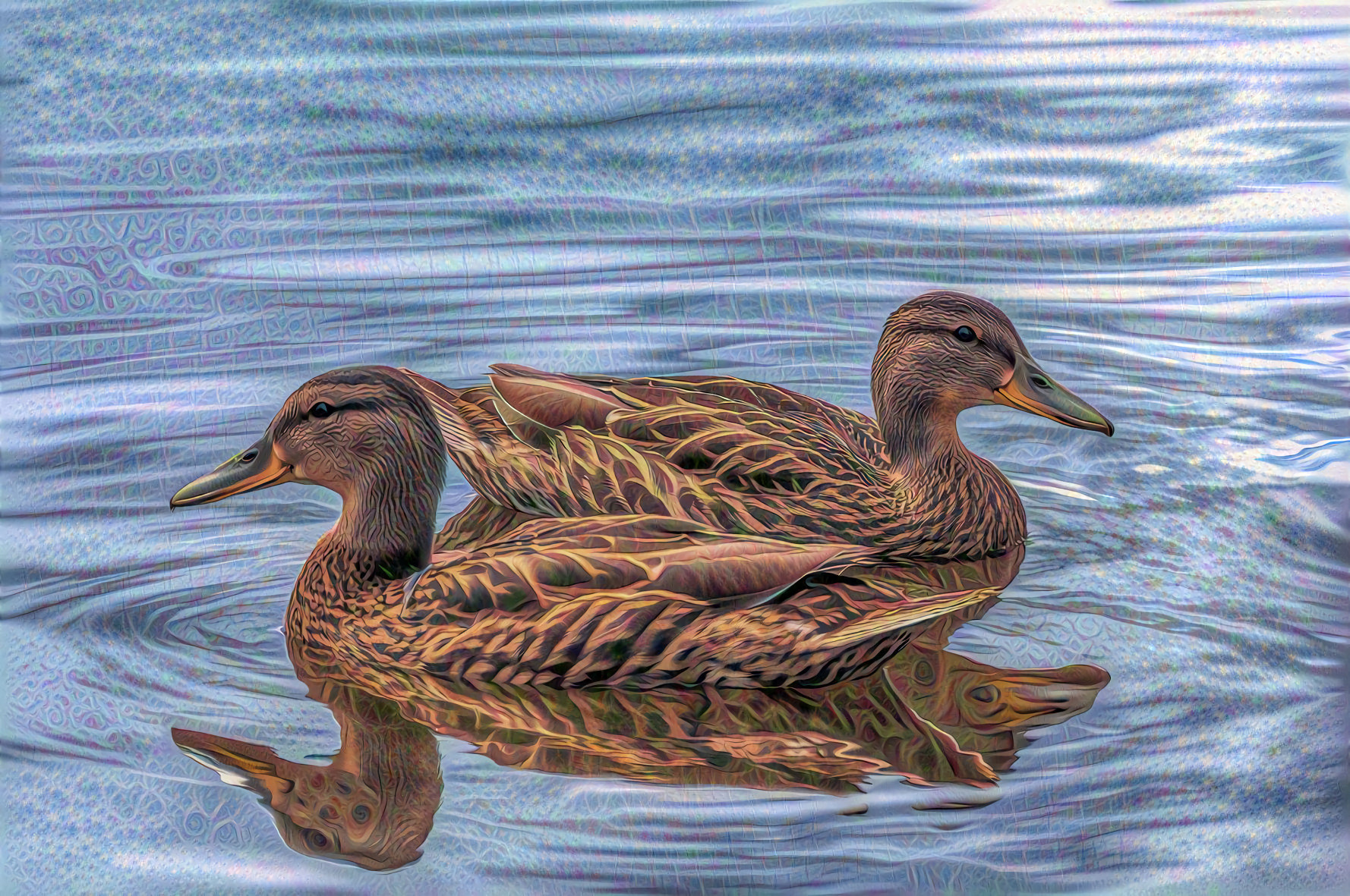 A Two-Headed Mallard -