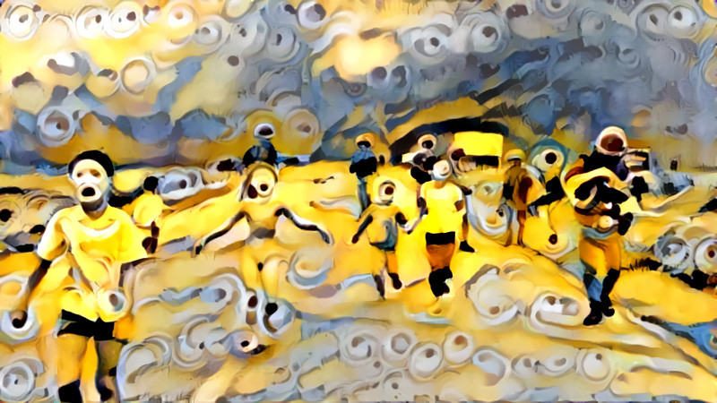 Minions Running From Napalm