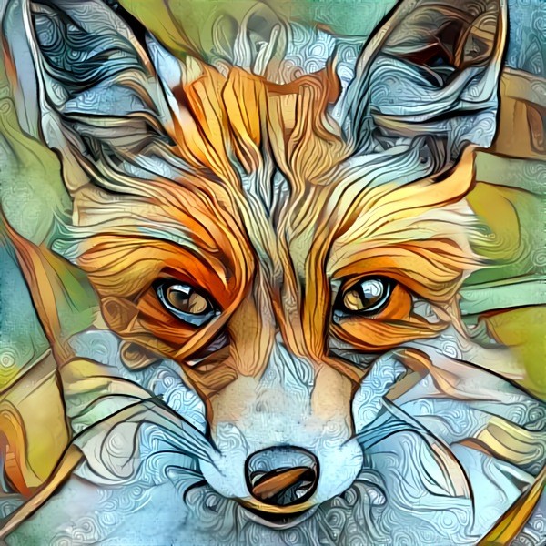 Deep Dream: Red Fox (Ver.3)