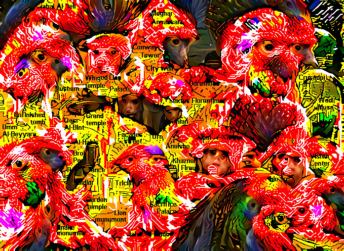 12 more iterations on a blackened chicken image again