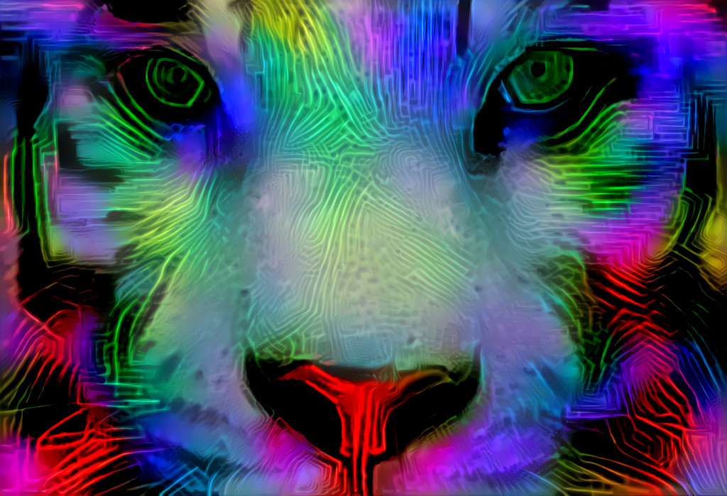 It's like cyber tiger of neon tiger. Original -http://u.to/dwclEw  Style by me