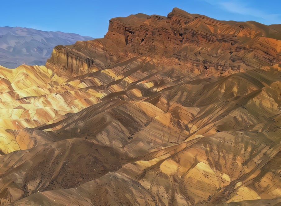 Zabriskie Point, Death Valley CA