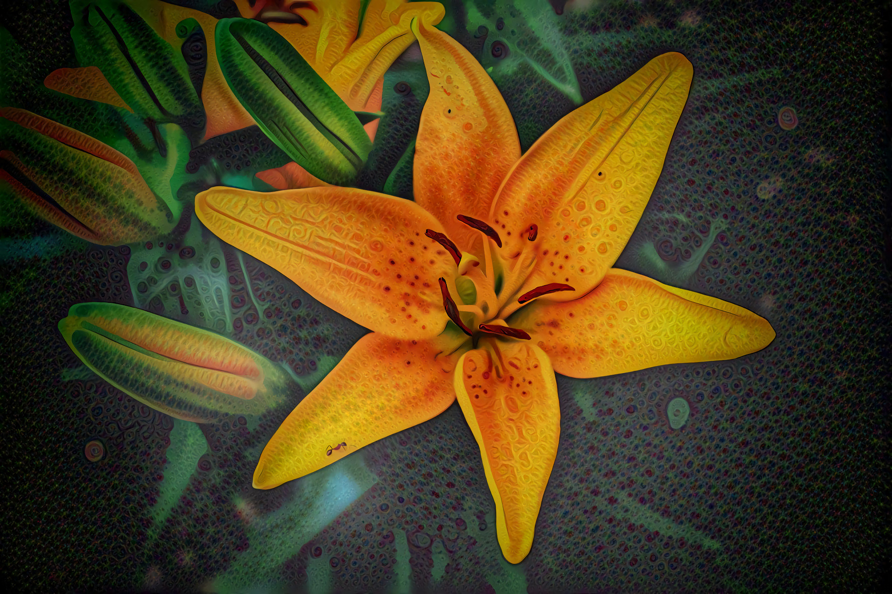 Daylily Yellow Star