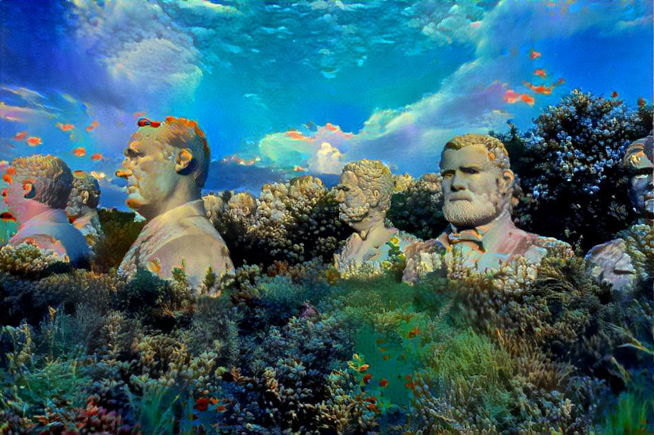 Another Underwater Scene with Presidents