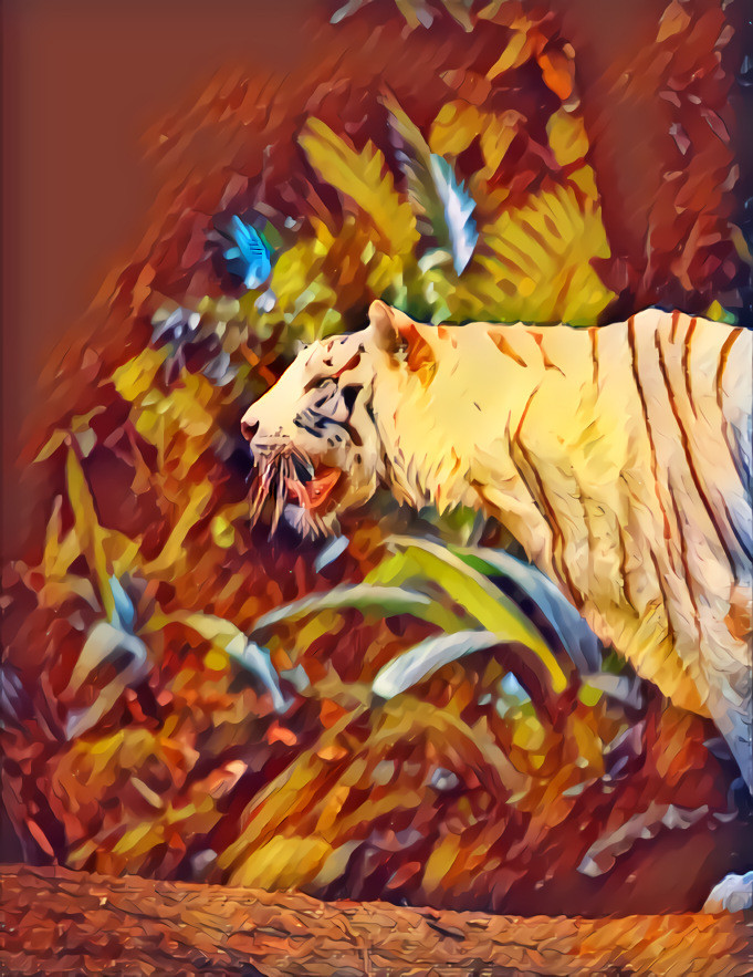 Sepia White Tiger