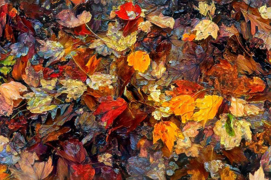 Colorful autumn leaves